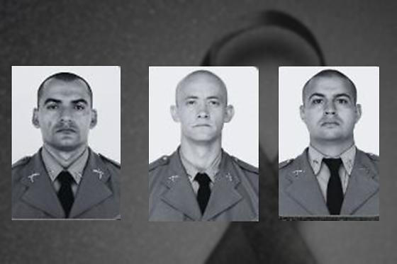 Governo de Goiás informou que a esposa de um dos militares também faleceu no local